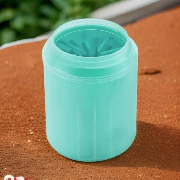 Nettoyeur patte chien vert