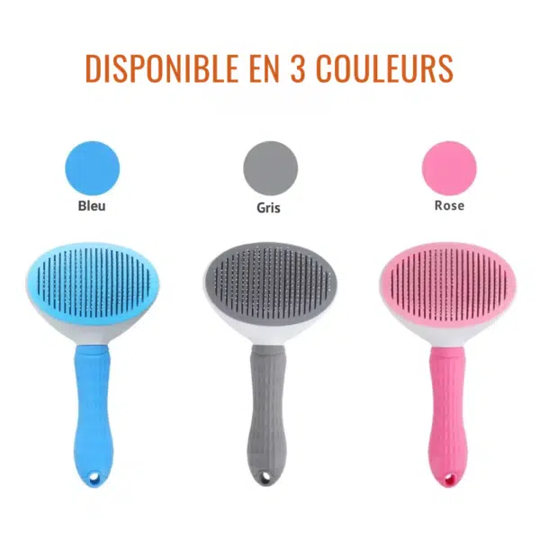 brosse pour chien couleurs
