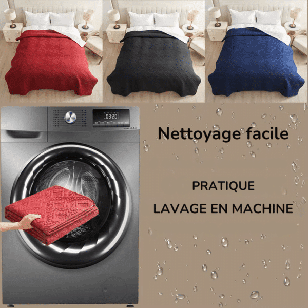 Couverture imperméable lit lavable