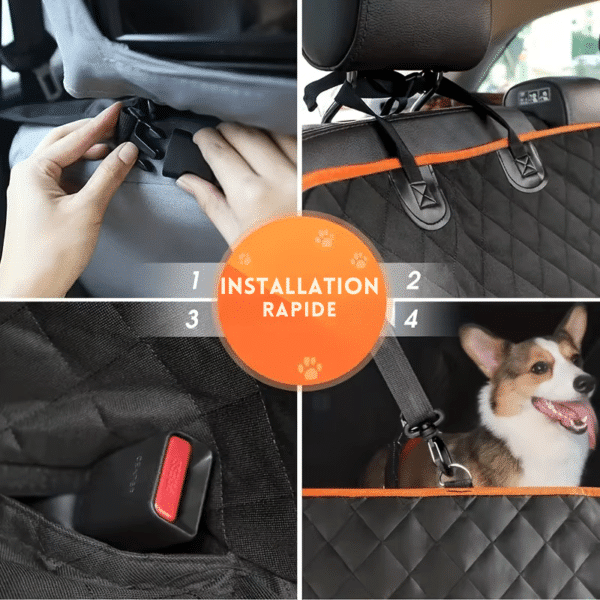 installation Housse de siege pour chien – AutoProtect