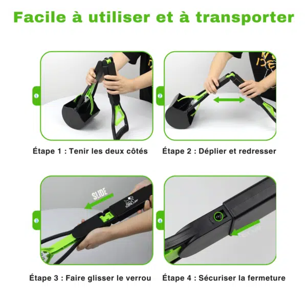 pelle a crotte plié