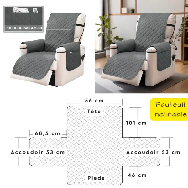 protection canapé pour chien Fauteuil inclinable