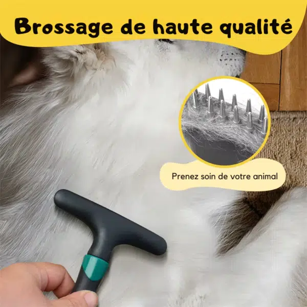 Brosse sous poils chien de qualité