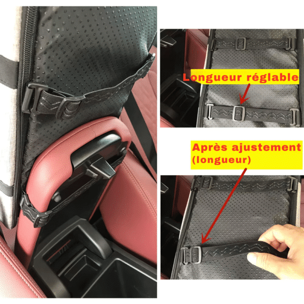 Longueur réglable Sac transport chien