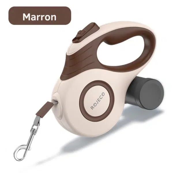 laisse rétractable Rojeco Marron
