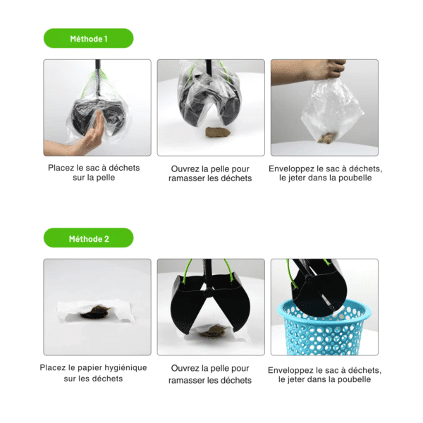 pelle a crotte instructions