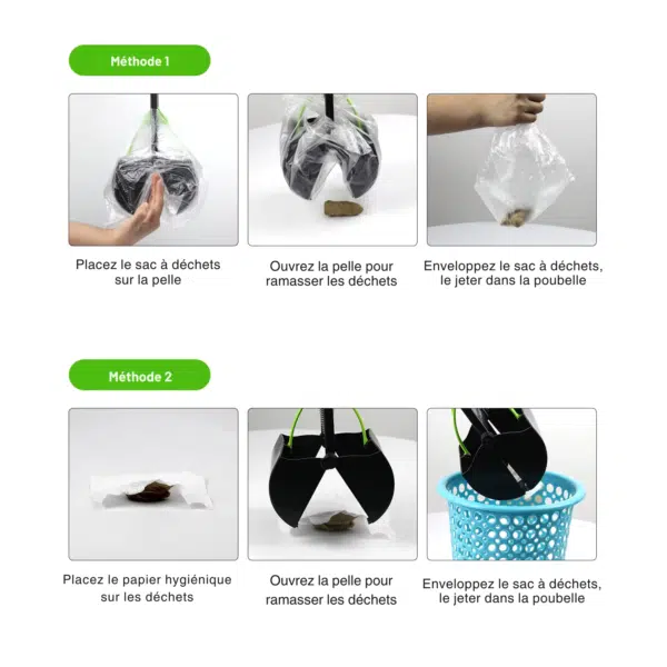 pelle a crotte instructions