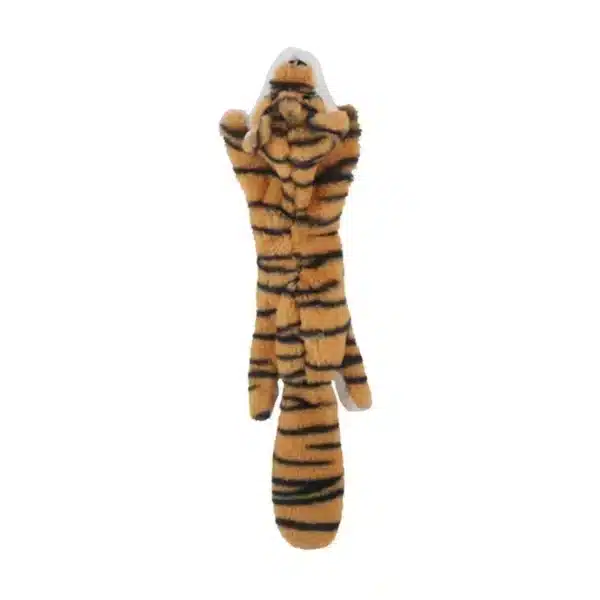 Peluche vide pour chien tigre