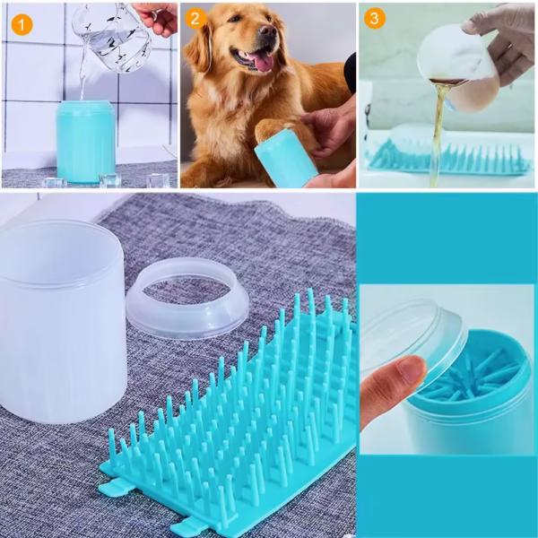 Nettoyeur patte chien détails