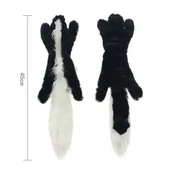 Peluche vide pour chien putois