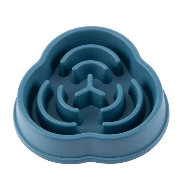 gamelle anti-glouton bleu