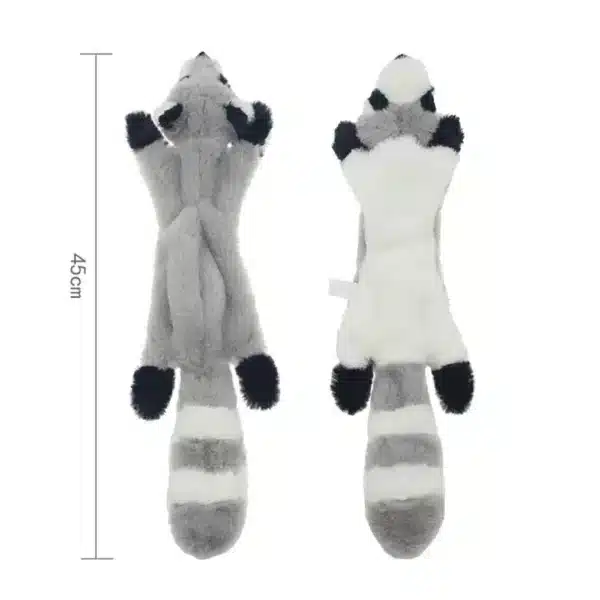 Peluche vide pour chien ratton