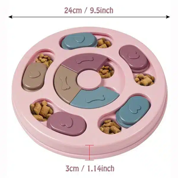 Puzzle interactif pour chien - DogMinds rose