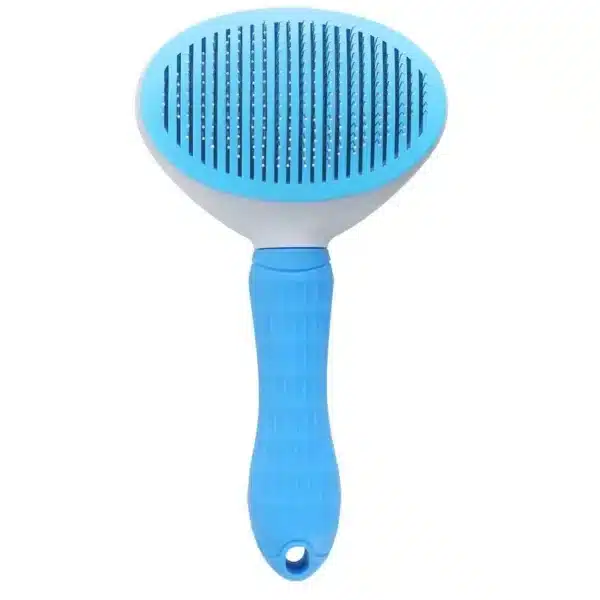 brosse pour chien bleu