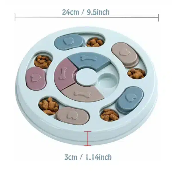 Puzzle interactif pour chien - DogMinds bleu