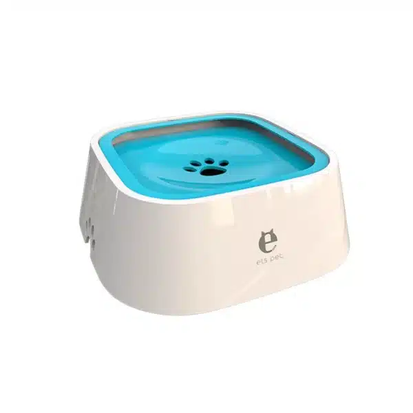 distributeur eau pour chien bleu