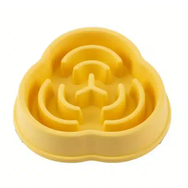 gamelle anti-glouton jaune
