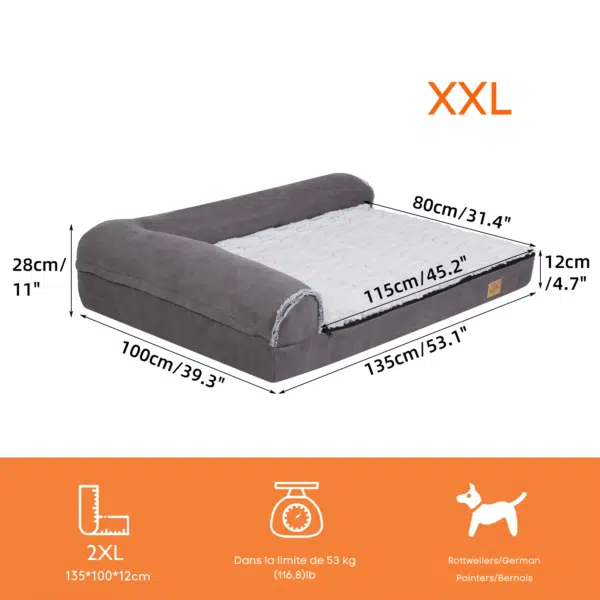 Panier orthopédique chien XXL