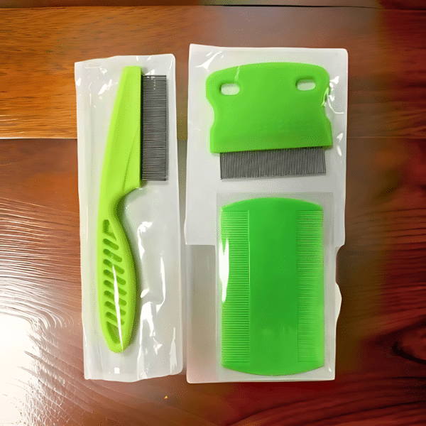 peigne tique et puce vert