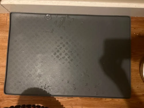 Tapis gamelle pour chien - Canimat photo review