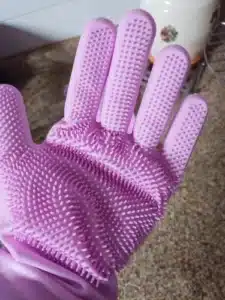 Gants toilettage chien - PawGlove photo review
